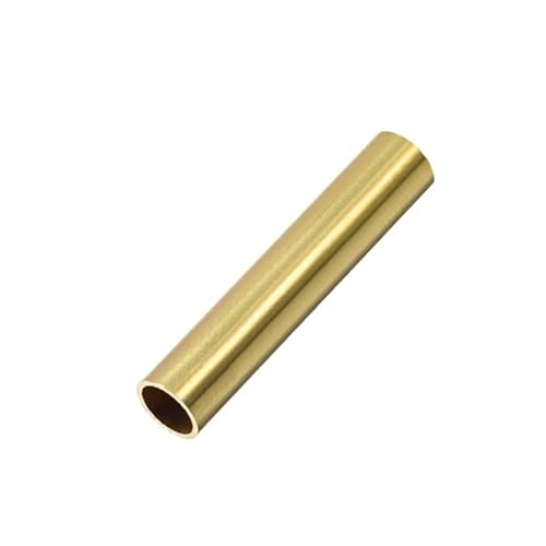 Pangyoo 500mm Yellow Brass Capillary Tube Hollow Industrial Pipe OD 3mm 4mm 4.5mm 5mm ID 1mm 1.5mm 3mm 3.5mm 4mm(4.5x0.2x4.1x500mm)