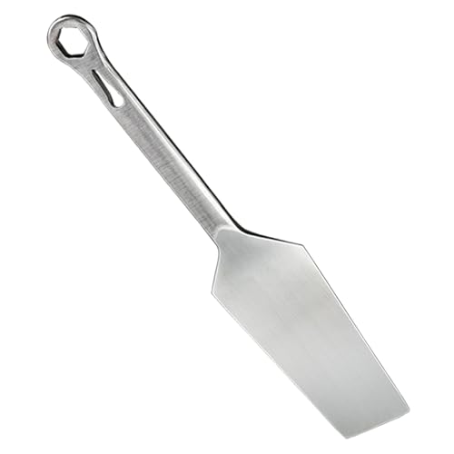 SEWACC Herramienta de Acero Inoxidable para Albañilería y Enlucido Llana Doble Cara para Acabado de Cemento y Concreto Uso Profesional Reparación y Colocación de Azulejos