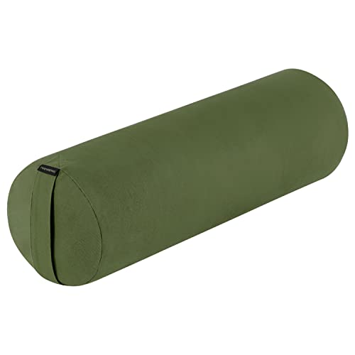 Retrospec Sequoia Yoga Bolster Pillow with Cover