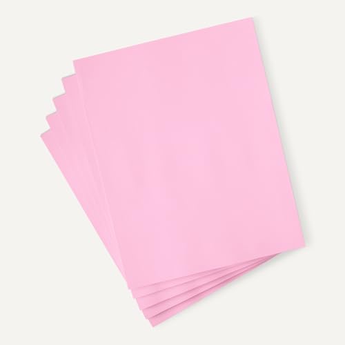 Image of Amazon Basics 30% Recycled Color Copy Paper, 8.5 inch x 11 inch, 20lb, Pastel Pink, 500 Sheets (Pack of 2)
