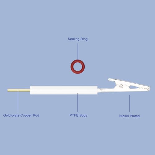 Soporte de electrodo profesional Labasics de PTFE y acero inoxidable para laboratorio 3