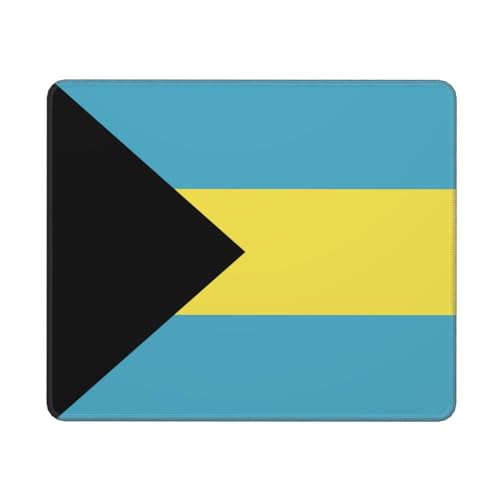 Drapeau des Bahamas Imprimé Tapis De Souris Gaming Portable Mouse Pad Confort Mousepad pour Voyage Maison Bureau 25X30Cm