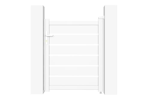 Casanoov Portillon 1m VOGEL H.120cm aluminium blanc