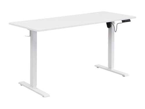 Vente unique   Escritorio Alto Elavano   L 140cm x A 60cm x H 115cm   MDF   Blanco