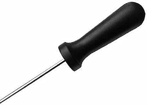 AIM Enterprises Achappam Maker - Stainless Steel Rose Cookie Maker with Heat Resistance Plastic Handle - 0.2 kg Roaster (Black, Silver) - FOOD_SPATULA