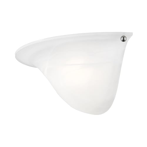 Image of Livex Lighting Wynnewood 1 Light Wall Sconce Satin Nickel Finish