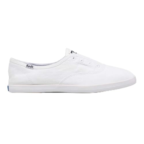 Keds Champion Slip-On Organic Canvas Sneakers White