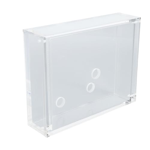 Depósito de refrigeración por agua acrílico transparente rectangular de alta claridad con rosca G1/4 3