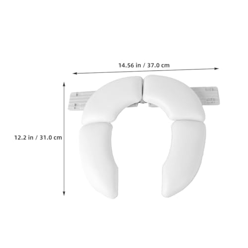 Siège de toilette pour tout-petit portable en PP blanc pour voyage