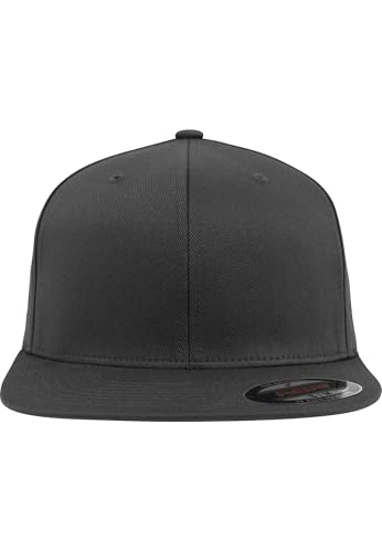 Flexfit Visera Plana Unisex., Gris Oscuro, L/XL