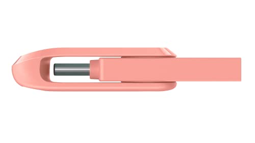 Image of SanDisk Ultra USB 3.0 Dual Drive Go Type C Flash Drive, Peach, 256GB, 5Y
