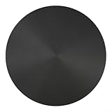 Placa de estufa de gas de conducción de calor con antideslizante de doble cara, mango antiquemaduras y almohadilla térmica de acero inoxidable para calefacción uniforme de utensilios de cocina de