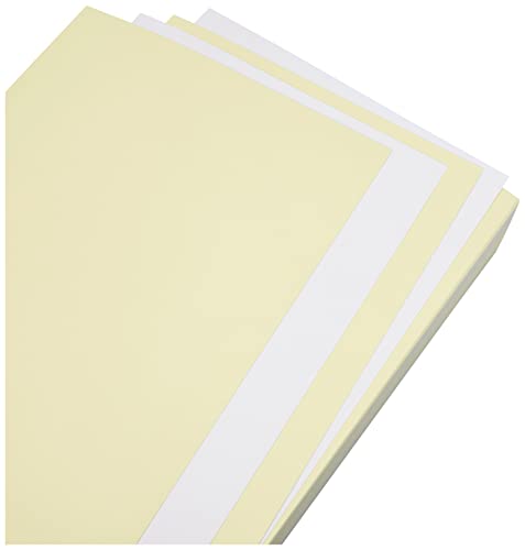 Xerox NCR 003R99105 - Papel autocopiativo para impresoras láser y fotocopiadoras (500 hojas, 2 capas, libre de carbono), color blanco y amarillo