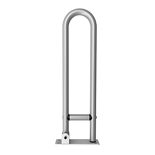 Main courante de securite design argent pour toilettes et douche