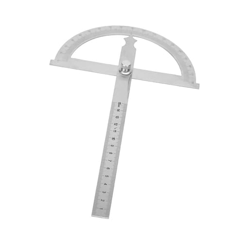 Buscador de ángulos y regla acero inoxidable 2 en 1 15cm miniatura 1