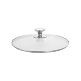 Ymnilian Tapa Sarten Universal, Tapaderas para Sartenes Tapa de sartén Tapa de Olla Tapa de sartén Wok Tapa de sartén de Acero Inoxidable Tapa de Cocina Tapa de Estufa(36cm)