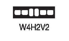 TPC Open Window Mounts Model W4H2 W4H2