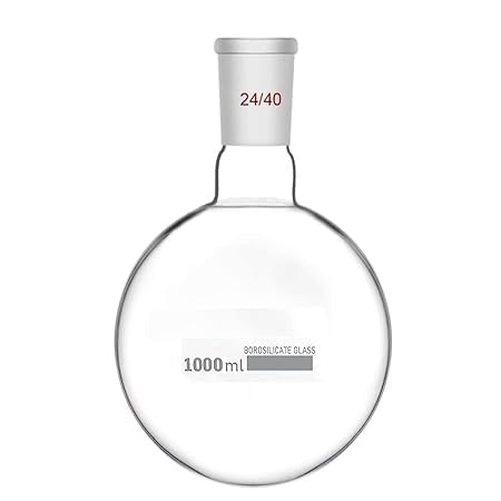 LabHouse Borosilicate Glass Round Bottom Boiling Flask with Inter Changeable Joint 1000 ML (B0CTFKX4GC) Amazon Price History, Amazon Price Tracker
