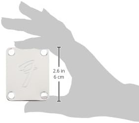 Fender 4-Bolt Vintage-Style Neck Plate "F" (Chrome)