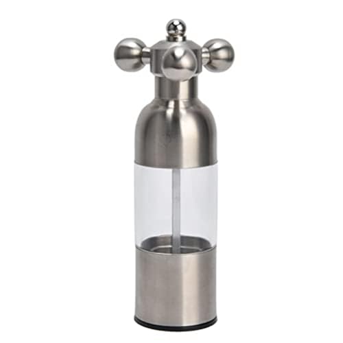 Jgzzmxuq Mörser und Stößel Zur Reinigung der Küchenmühle für das Mahlen Von Kräutern und Gewürzen, Doppelte Struktur Aus Edelstahl, 1 Stück