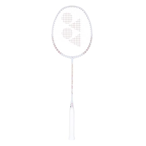 Image of Yonex Astrox Lite 37i Strung Badminton Racquet, Lightweight, High Flex, Fast Swing Power and Control, for Beginners and Intermediate Players (Pearl White, 5U5)