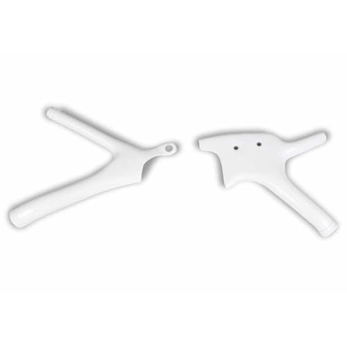 UFO PLAST Protection Cadre Blanc Yamaha YZ 125 : protégez vos tubes de cadre contre l'usure