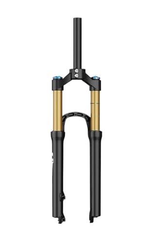 自転車フォーク、リバウンド調整可能 MTB エアフロントサスペンション 26/27.5/29インチ 120mmトラベル クイックリリース(29 QR Manual)