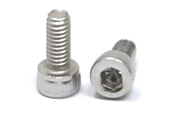 Image of iexcell 100 Pcs M2.5 x 6mm Thread Pitch 0.45 mm Stainless Steel 304 Hex Socket Head Cap Screws Bolts Kit
