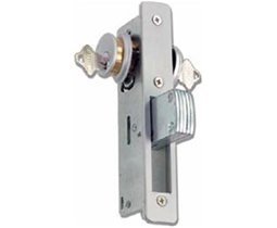 Sentinel 8001 Series Aluminum Storefront Door Deadbolt, 1-1/8" Backset, Non Handed