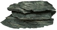 Hobby Schiefer schwarz, Karton 25 kg, Deko, Lava, Felsen