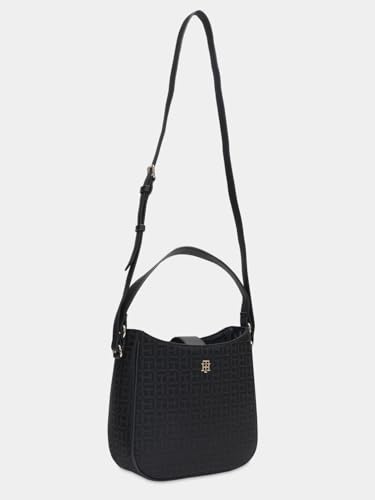 Image of Logo Black Polyester Sling Bag