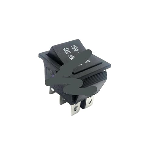 Interruptor KCD4 de 6 pines y 3 velocidades para control eléctrico, pack de 5 unidades duraderas