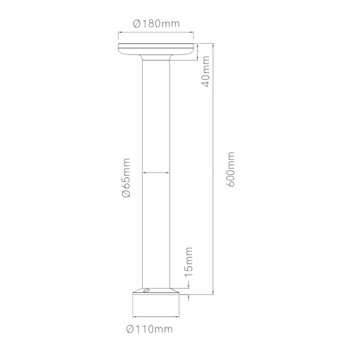 Borne LED d'extérieur pour illuminer vos allées de jardin