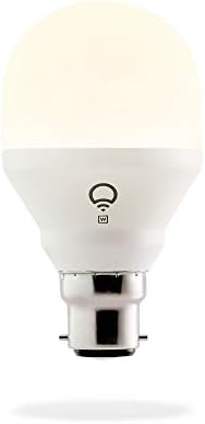 LIFX Mini White [E27 Edison Screw] Wi-Fi Smart LED Light Bulb, Dimmable Warm White, No Hub Required, Compatible with Alexa, Apple HomeKit and the Google Assistant, 1 Count (Pack of 1)