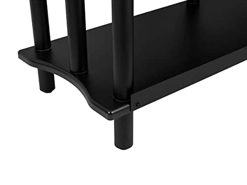 Monolith Heavy Duty Double-Wide 3-Tier AV Stand - 300 Lbs Weight Capacity Per Shelf, Organize and Display Your AV Components, Home Theater or Entertainment System, 47.2 Inches Wide, Black 5 21WvRh8FF6L