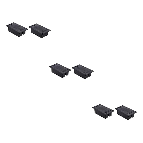 Totority 3sets 9v Guitar Bass Pickup Battery Box Replacement Compartment for Active Pickup 2pcs*3