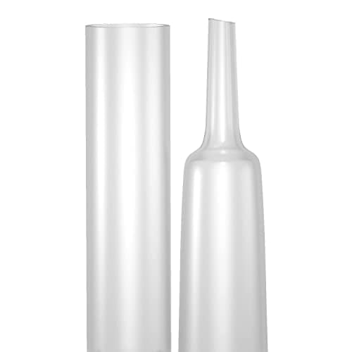 Diameter 1-1/4 Inch Dual Wall Clear Heat Shrink Tubing 3:1, 4Ft Long Electrical Shrink Tube for Wires,Marine Grade Shrink Tube with Adhesive Lined Waterproof