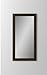 Robern DC1630D4BMGLE75 Dec Frmd Cab, D4, Bm, Gray, Elec,Lh,B