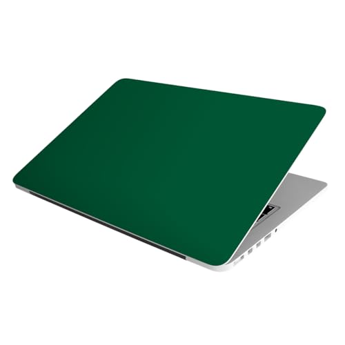 Image of Laptop Skin Stickers HD Quality Sticker for Laptops Upto 15.6 inch (Dustproof|Waterproof|Scratchproof|Reusable) - BE FRST Green (2042)