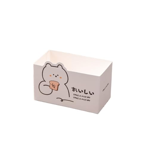 Papel de horno 100 cajas de papel con dibujos animados for envolver alimentos, como pan tostado, sándwiches, hamburguesas y desayuno(Color 05)