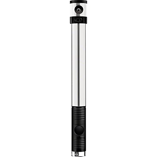 Crankbrothers Klic HV con manómetro integrado inflador plata de alto volumen 1