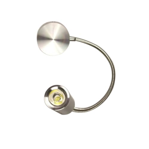 Evita fatiga visual con la lámpara LED de pared y su brazo flexible de aluminio para lectura