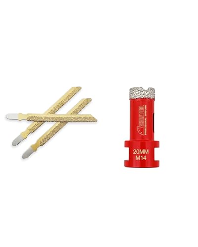 Forets diamant 20mm trépans pour stopper l'usure prématurée sur matériaux durs