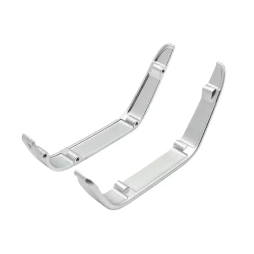 Pièces RC MJX H12Y voiture chenilles déflecteurs roue métal argent arrière
