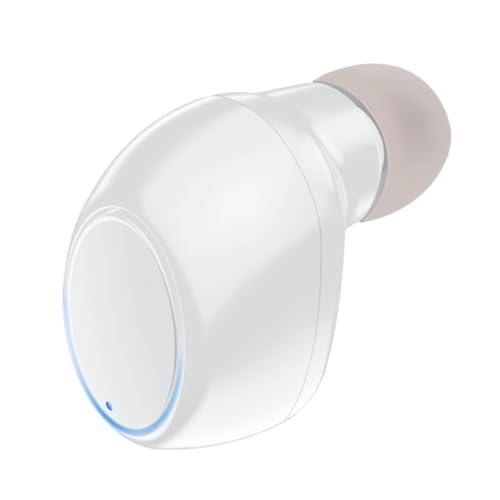 Auriculares inalámbricos verdaderos – Auriculares invisibles inalámbricos Blue-tooth | M-ini True Wireless Earphones | Auriculares invisibles para orejas izquierda o derecha | Auriculares pequeños con