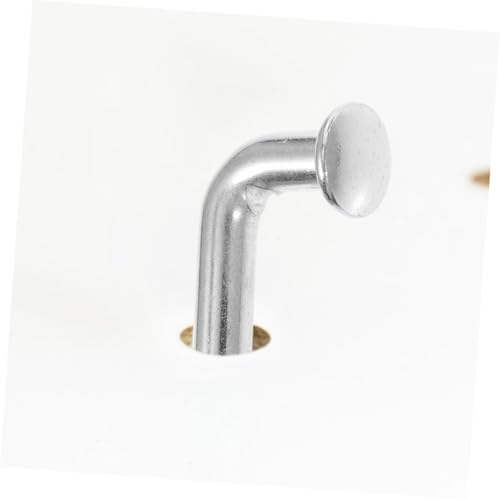 HIAKDOFT 50 Stück J-bolzen Sicherheitsstifte 8mm Flachkopf Stahl Schwerlast Palettenregal Fallbolzen Palettenregal Sicherheitsclip Für Lagerregale