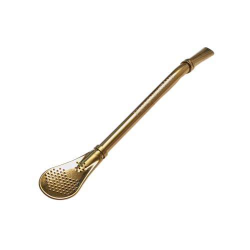 Pajita para té, mate, bombilla I PEPPERMINTMAN (1, dorada)
