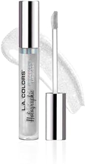 L.A. COLORS Holographic Iridescent Lipgloss, Diamond Lite CLG423