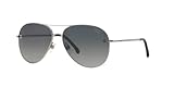 Chanel Womens 4189Q C124S8 Aviator Polarized Sunglasses 59 Silver