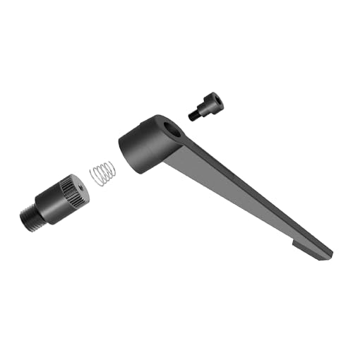 Image of 2PCS Clamping Lever Handles, M6 x 16mm Male Thread, Adjustable Quick Release Locking Rotating Screw Bolt Stud Knobs Apply for Lathe Machinery, Black